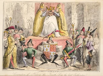 IV. Henrik megkoronázása (a legjobb források alapján), „Anglia komikus története” című műből, megjelent 1864-ben
