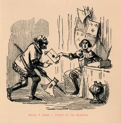 Henry V. barátját küldi a Dauphinhoz, c1860, c1860