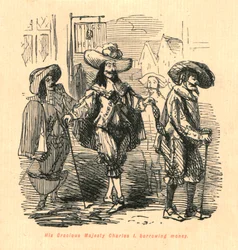 Kegyelmes I. Károly őfelsége, pénzt kölcsönözve, 1897.