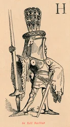 Teljes tollban, c1860, c1860