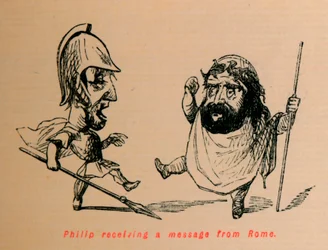 Fülöp üzenetet kap Rómából, 1852
