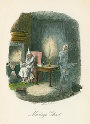 Jelenet Charles Dickens karácsonyi énekéből, 1843