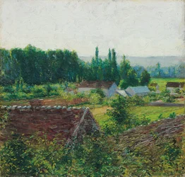Tanyaházak Givernyben, 1890 körül