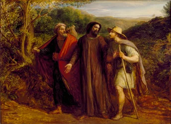 Krisztus megjelenése az Emmausba utazó két tanítvány előtt, 1835