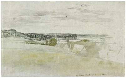 Kilátás az Amwell Hillre, Ware közelében, Hertfordshire-ben, 1814. Írta: John Linnell