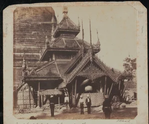 Északkeleti kilátás a Prome-i Nagy Pagodára (Pyay)