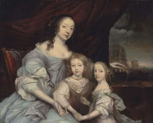 John Michael Wright Mary Villiers és gyermekei
