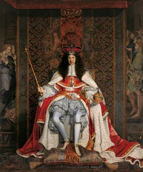 II. Károly angol király portréja 1630-1685, kb. 1676
