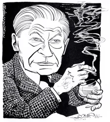 Arthur Koestler, karikatúra