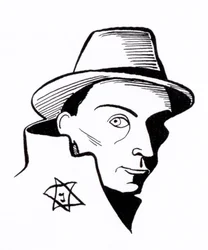 Felix Nussbaum, karikatúra