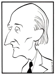 Frederick Delius - John Minnion karikatúrája - angol zeneszerző - 1862. január 29. - 1934. június 10.