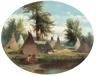 Assiniboin tábor