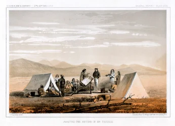 Tinkham úr visszatérésére várva, 1856.