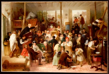 Az aukció, 1863