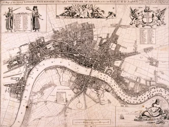 London térkép, c1680