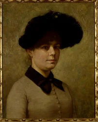 Mary Etell Gertrude Walker portréja (olaj, vászon)