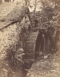 The New Mill, Lynton közelében, Észak-Devonban, 1856.