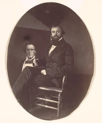 John R. Johnston a festészettel, 1850-es évek vége.