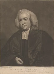 Joseph Warton, a Winchester College mestere