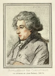 Thomas Rowlandson portréja, Régi mesterek rajzainak reprodukcióiból a British Museumban