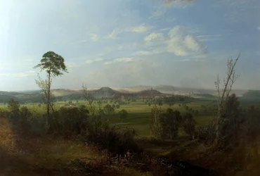 Nottingham kilátása Wilfordból, 1850 körül
