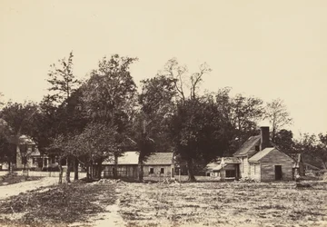 Mechanicsville, Virginia, 1865. április (szőtt papírra erősített albumennyomat)