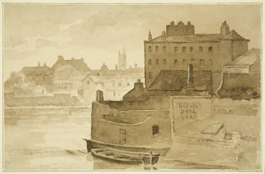 Úszó kikötő, Counterslip (rajz, akvarell)