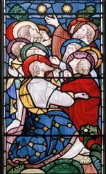 A felemelkedés, 1862 (festett üveg)