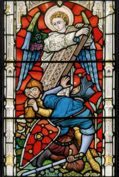 A feltámadás, 1862 (festett üveg)