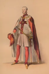 Vendég volt Victorias Bal Costume királynő jelmezében, 1842. május 12-én, 1843.
