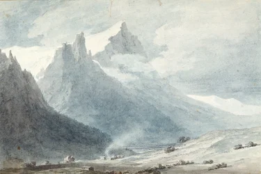 Unterwalden kantonban (akvarell papíron)