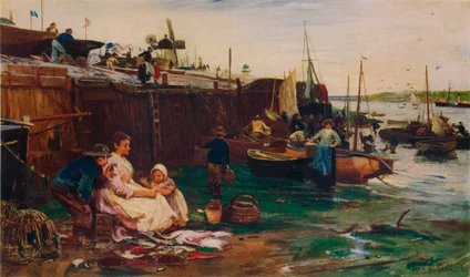 Fisherfolk St. Ives-ben, 1893