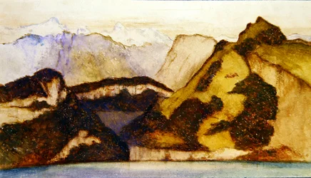 Tójelenet, 1880 körül (akvarell, papír) (pár a 359450-hez)