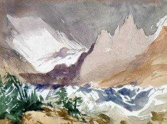 „Svájci hegyi táj”, 19. század