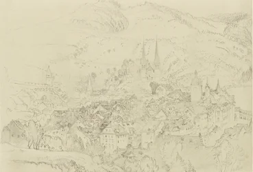 Luzern nézete felülről, 1861. október-december.