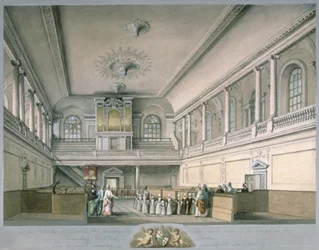 A Foundling Kórház kápolna nyugatra néz, 1773