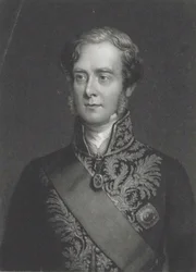 George Villiers, Clarendon 4. grófjának portréja 1800-1870.