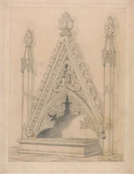 Emlékmű a raveninghami templomban, Norfolkban
