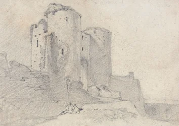 Beeston kastélya, Cheshire: a kastély bejárata
