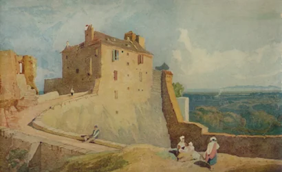 A sáncon, Domfont, Franciaország, 1923