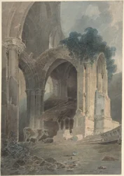 A Rievaulx-apátság keleti vége, Yorkshire