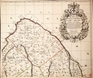 Barbados szigetének új és pontos térképe Amerikában, William Mayo 1717-1721 között végzett felmérése szerint.