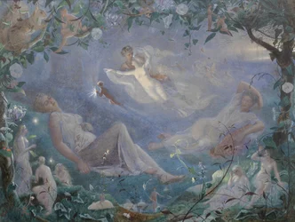 Jelenet a Szentivánéji álomból, 1873.
