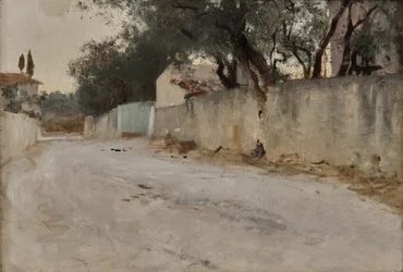 Egy út délen, 1878-84 körül (olaj, vászon)