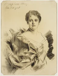 Miss Susan Strong, a 19. század vége és a 20. század eleje között (szén, krémezett papíron)