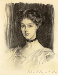 Eva Katherine Balfour, később Lady Buxton portréja