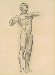 Orpheus tanulmánya a klasszikus és romantikus művészethez, c. 1921.