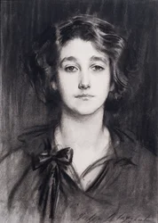 Sybil Sassoon (szén a papíron)