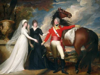 William Fitch ezredes és nővérei, Sarah és Ann Fitch, 18001801.