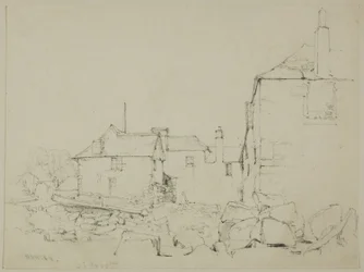 Házak és kőfal, Newlyn